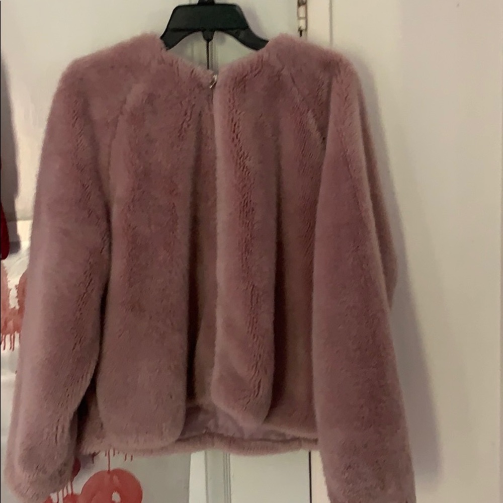Fake fur coat